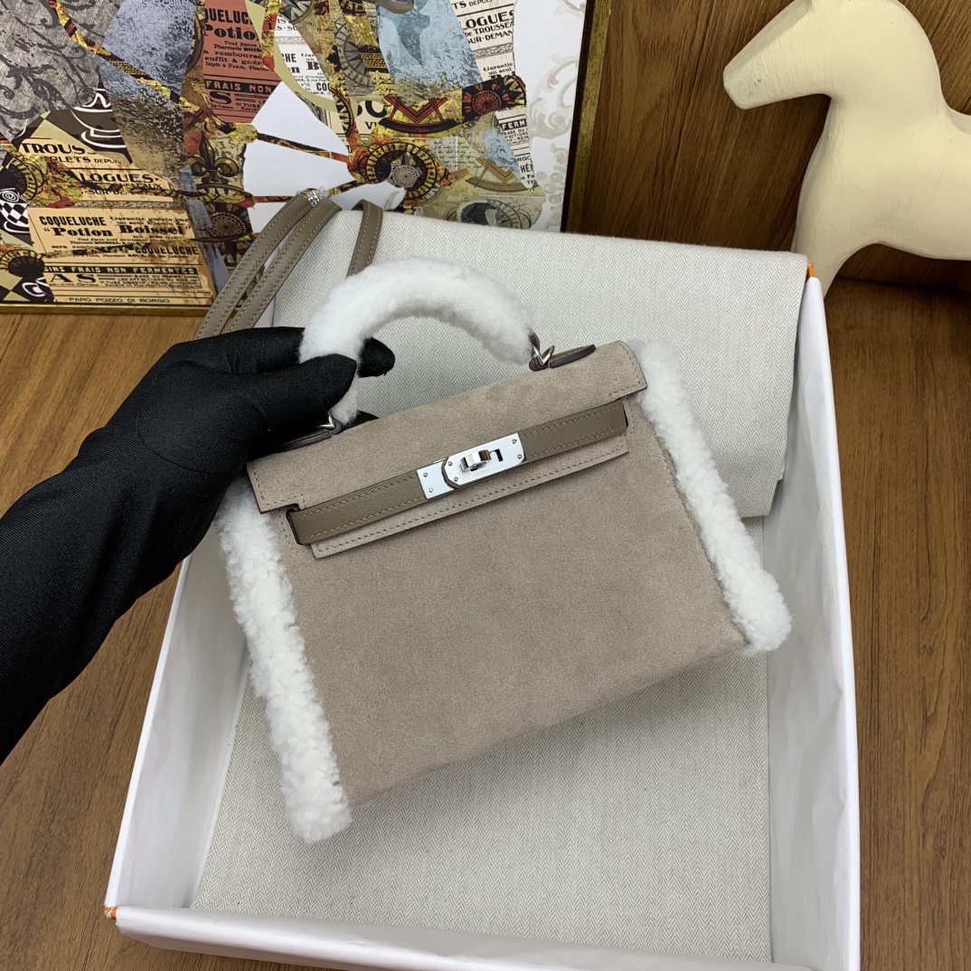 에르메스 미니 켈리 테디 20cm 에토프